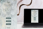 Linen Wedding Canva Templates Bundle, a Templates & Theme by Alisa Mikibith Art (Thumbnail 7 of 7)