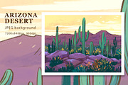 Arizona desert. Color sketches, an Illustration by Aksol (Thumbnail 5 of 5)