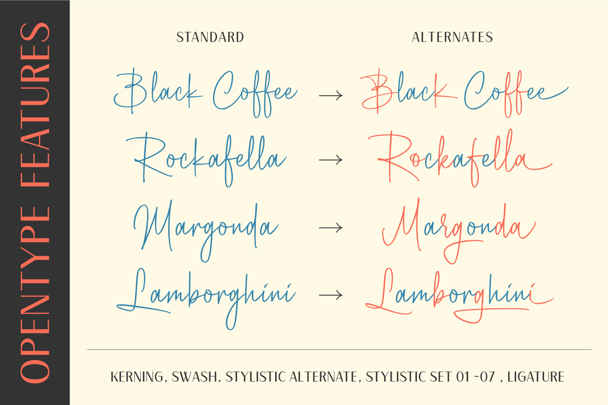 Brigetha Font Duo - Script & Serif, a Script Font by Hendra Pratama (Photo 4 of 9)