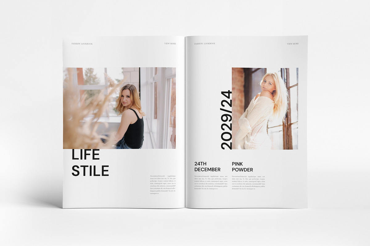 Look Book Magazine Template I Canva, a Magazine Template by PixWork (Photo 5 of 9)