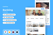CashFlow - Banking Landing Page V2, a Landing Page Template by twinstd (Thumbnail 1 of 5)