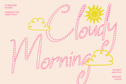 CS Darlings Dashed, a Script Font by Craft Supply Co. (Thumbnail 2 of 8)