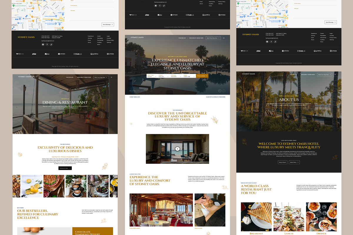 Sydney Oasis Hotel-Websites Template, an UI Kit Template by Creative Perspective (Photo 3 of 5)