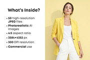 Yellow Aesthetic Stock Photos, a Beauty & Fashion Photo by Selenique Studio (Thumbnail 2 of 11)