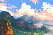 36 Italy-Themed Illustrations, a Background Graphic by h.utomo (Thumbnail 11 of 36)