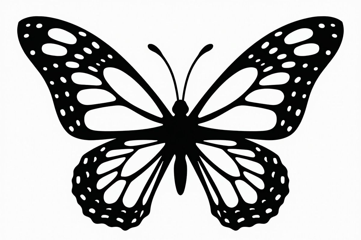 Delicate Butterfly Laser Cut Design, an Illustration by hafijul (Photo 5 of 13)