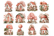 Spring Cottage Dreams Clipart, an Illustration by Design Market (Thumbnail 2 of 3)