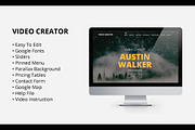 Video Creator - Adobe Muse Template, a Landing Page Template by Vladimir Chernyshov (Thumbnail 1 of 5)