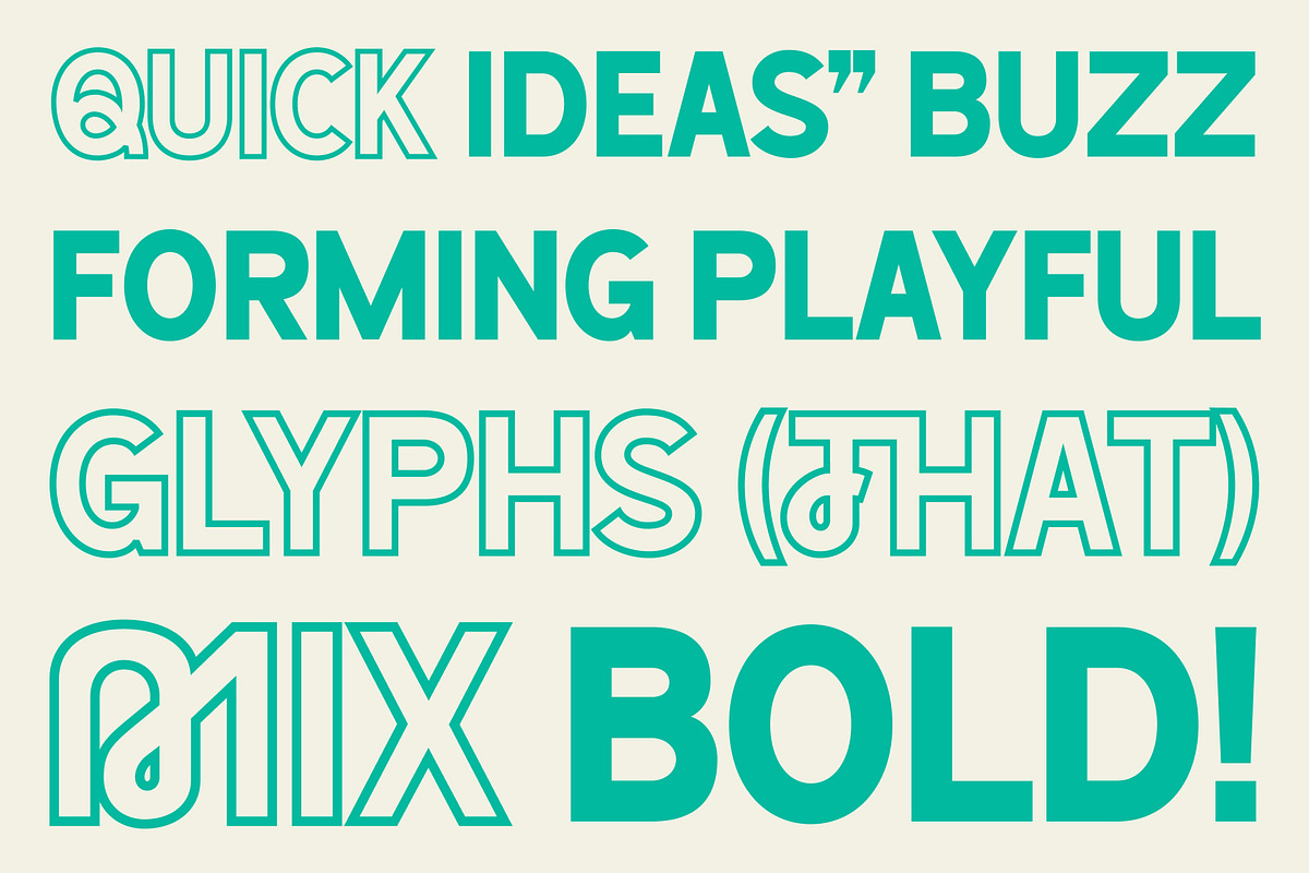 ANTEX - Bold Playful Quirky Font, a Sans Serif Font by Casloop Studio (Photo 8 of 11)