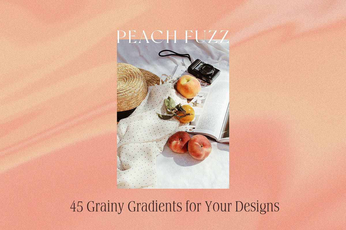Peach Gradient Texture Backgrounds, a Texture Graphic by Oksana Trygub (Photo 4 of 9)