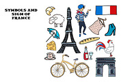 Cartoon map of France, a Graphic by Nata Savina Art (Thumbnail 2 of 3)