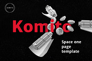 Komito — One Page Template, a Landing Page Template by equoru (Thumbnail 1 of 5)