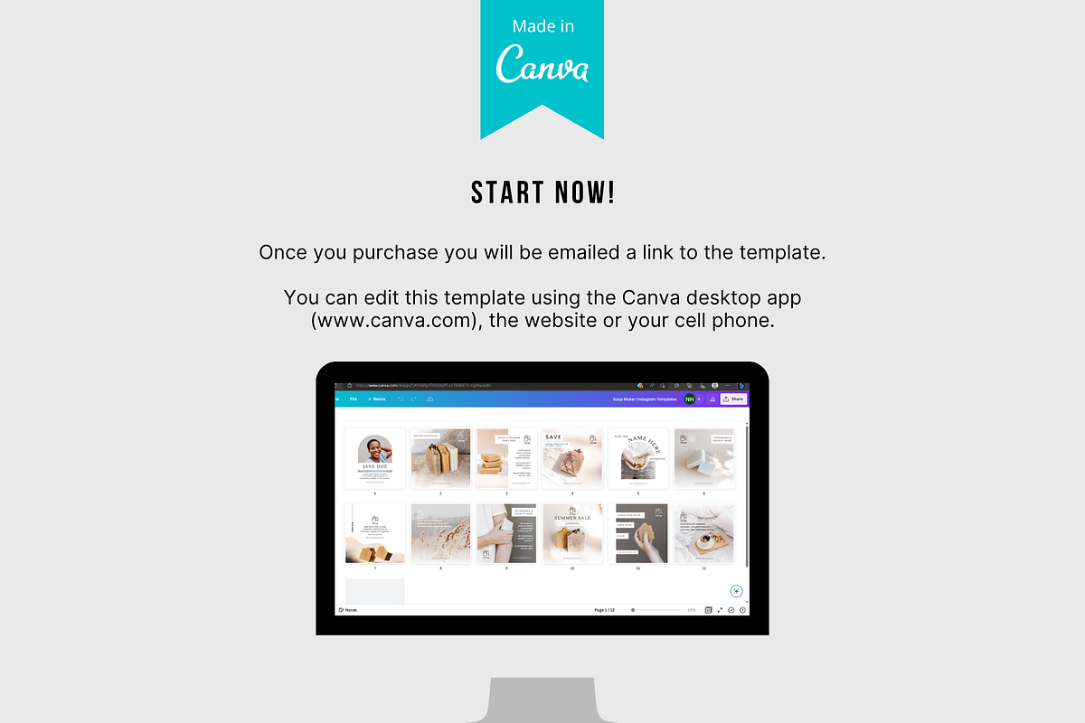 Handmade Soap Social Media, a Social Media Template by Sincerely Media (Photo 9 of 9)