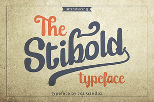 Stibold Typeface