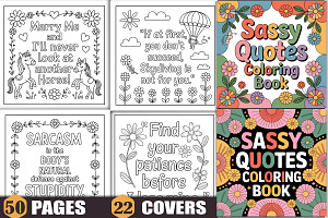 Saay Quotes Coloring Book
