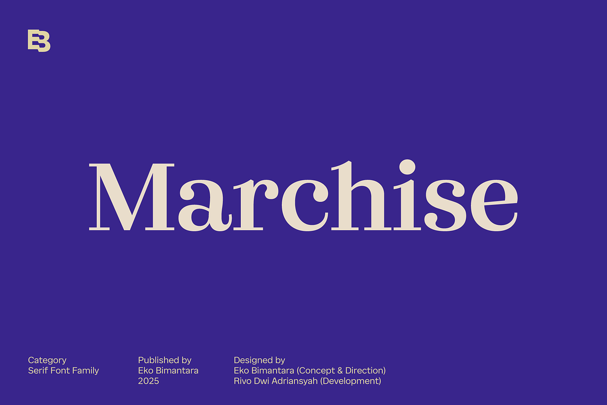 Marchise; 16 Classy Serif Fonts, a Serif Font by Eko Bimantara (Photo 1 of 14)