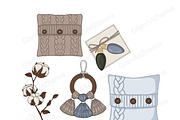 Cozy Season Clipart, a Seasonal Illustration by GlamArtZhanna (Thumbnail 6 of 6)