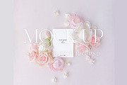 Greeting card mockup flatlay - Posy3, a Product Mockup by The Amore Vault (Thumbnail 3 of 4)