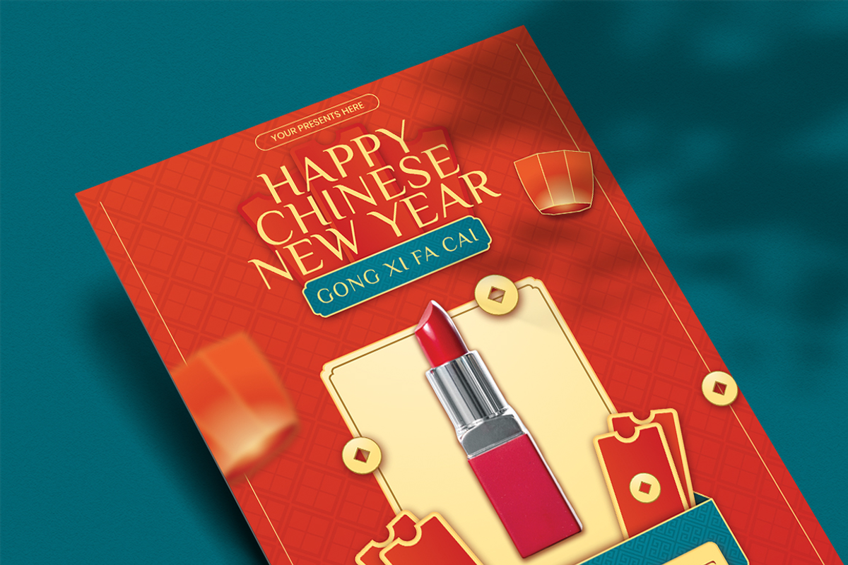 Mimi - Chinese New Year Sale Flyer, a Flyer Template by Attype (Photo 4 of 4)