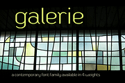 Galerie, a Sans Serif Font by ArtyType (Thumbnail 4 of 5)
