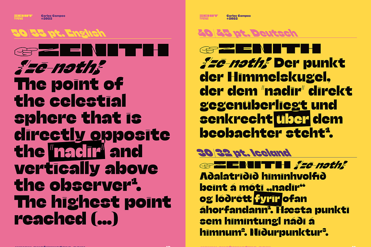 Zenit Font, a Sans Serif Font by Cuchi, qué Tipo! Foundry (Photo 5 of 12)