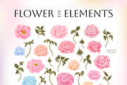 DELICATE BEAUTY - Soft Floral Set, an Object Illustration by Artflorara (Thumbnail 7 of 16)