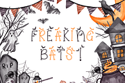 Batty Belfry Halloween Bats Font, a Serif Font by Dancing with Ink (Thumbnail 21 of 24)