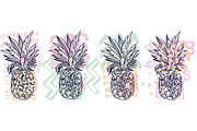 PINEAPPLE SET, a Decorative Illustration by Tanya Akhmett (Thumbnail 5 of 9)