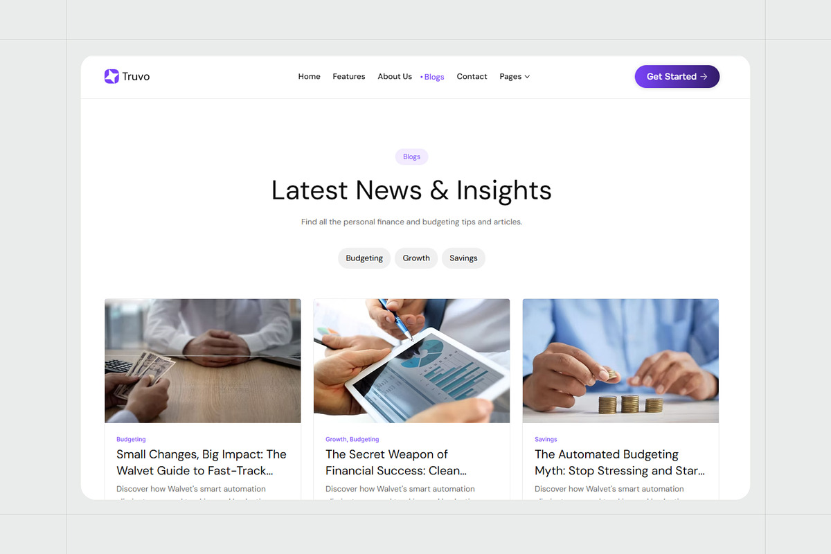 Truvo - AI & SaaS Website Template preview 5