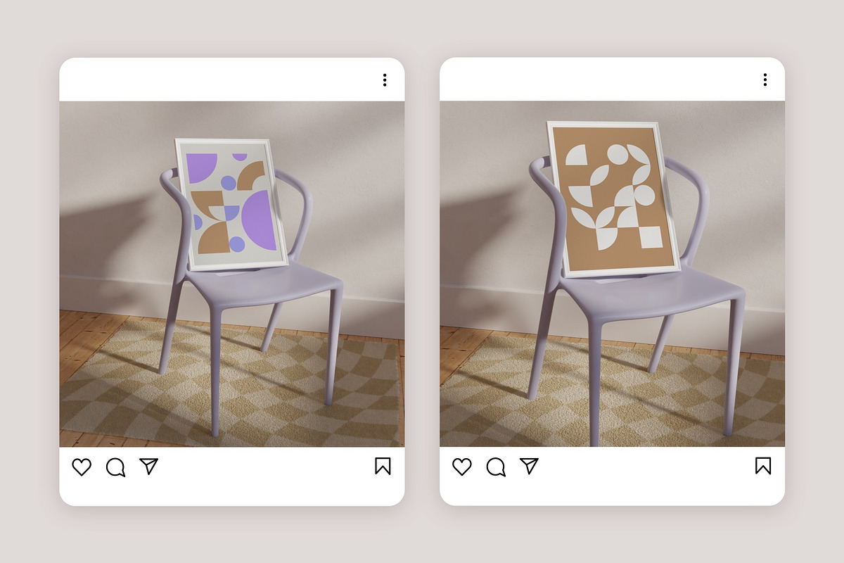 Frame Mockup Bundle KAIA, a Print Template by Bonumo (Photo 5 of 15)
