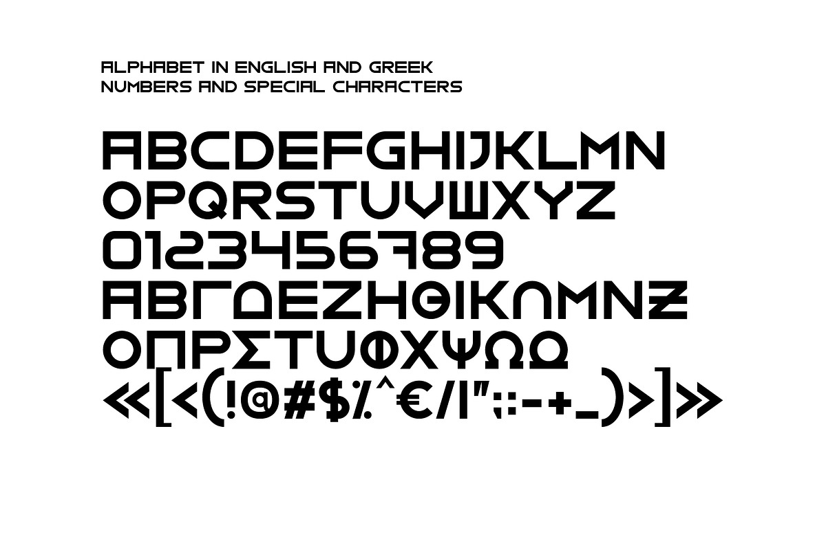 GNF-MENU bold display font preview 2