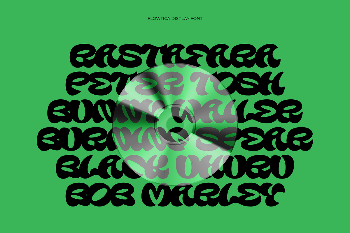 Flowtica - Groovy Bold Font, a Sans Serif Font by limitype (Photo 4 of 12)