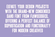 Thoboleh - Condensed Sans Serif, a Sans Serif Font by Flawless And Co (Thumbnail 3 of 10)