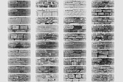 100 Brick Procreate Brushes, a Brush Add-On by TheWhiteCatLab (Thumbnail 2 of 10)