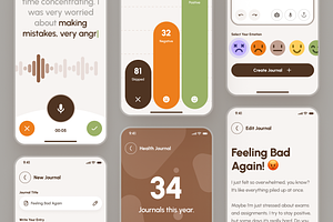 Freud UI Kit: AI Mental Health App