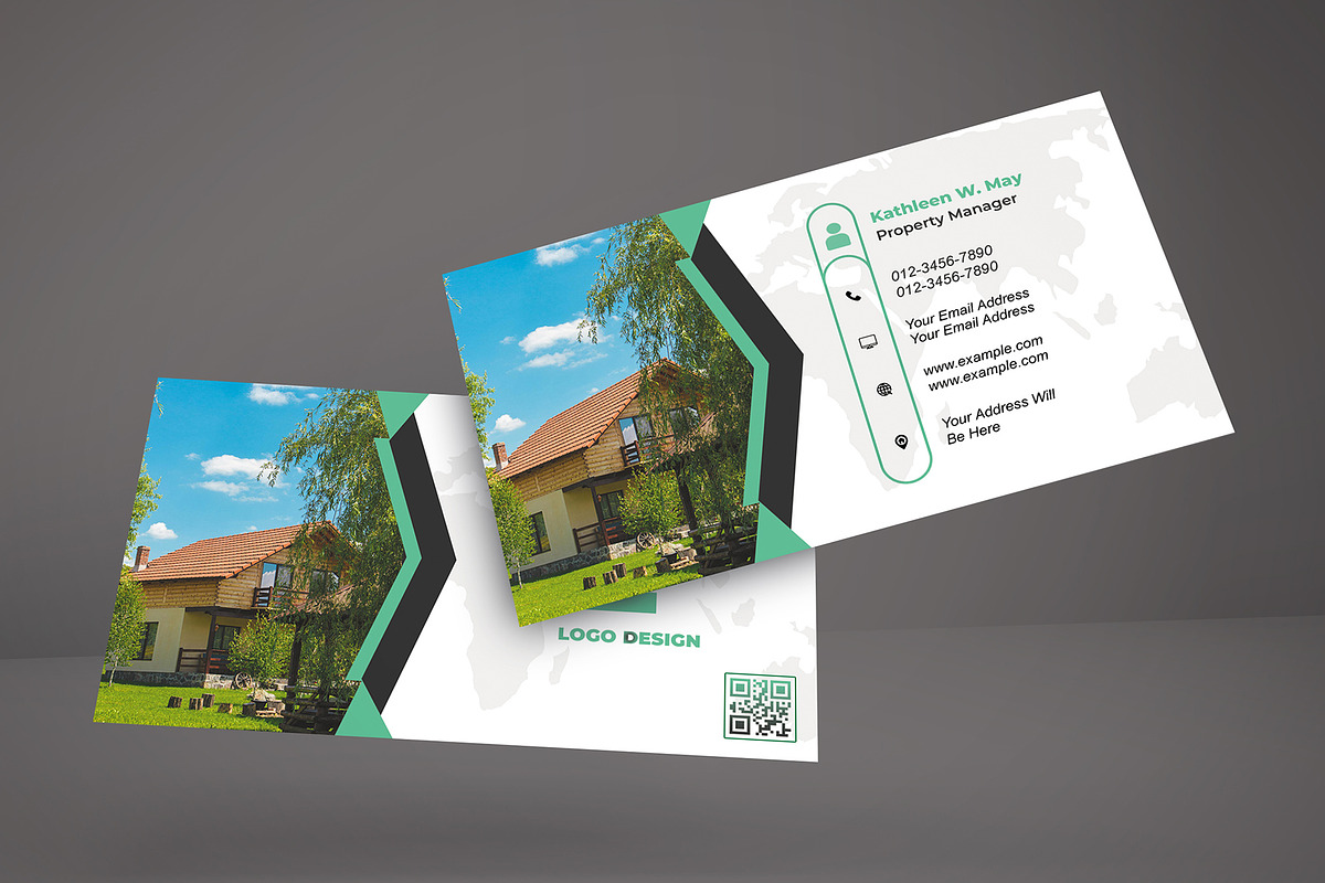 Realtor Business Card PSD Template preview 5