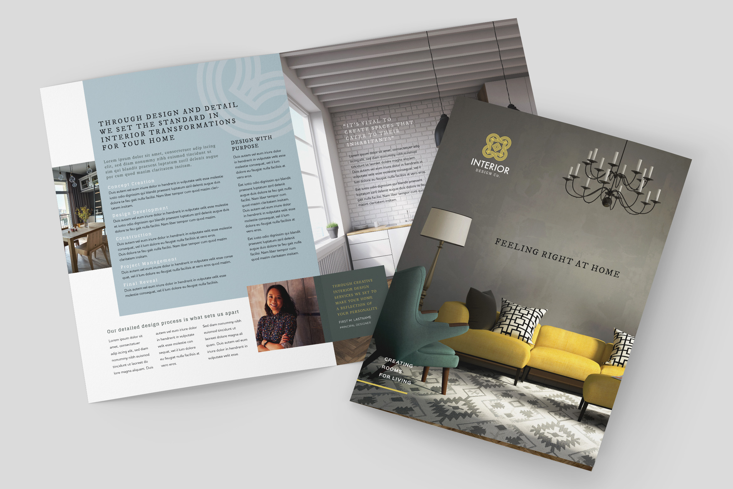 Interior Design Brochure Template