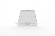 Cartoon Football Field Mockup, a Merchandise Mockup by Qaleb Studio (Thumbnail 2 of 2)