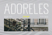 Adoreles, a Sans Serif Font by Nathatype (Thumbnail 1 of 11)
