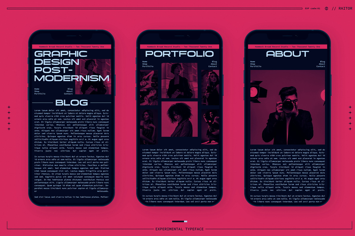 Raitor - Futuristic Display Fonts, a Sans Serif Font by Ian Irwanwismoyo (Photo 2 of 14)