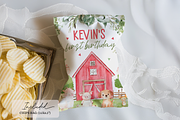 Farm Animal Birthday Chips Wrapper, a Templates & Theme by VeliusCreativeStudio (Thumbnail 2 of 2)