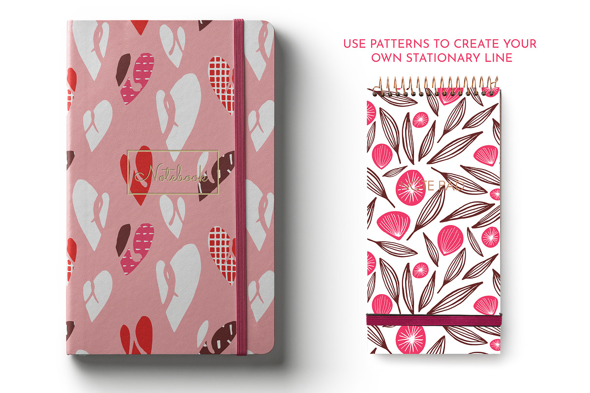 Modern Love | Seamless Patterns, a Pattern Graphic by The Collective Studio (Photo 2 of 9)