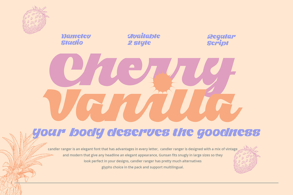 Candler Ranger Font Duo, a Script Font by Damelev (Photo 8 of 8)