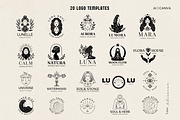 Feminine Logo Collection, a Branding & Logo Template by Alisovna (Thumbnail 2 of 9)