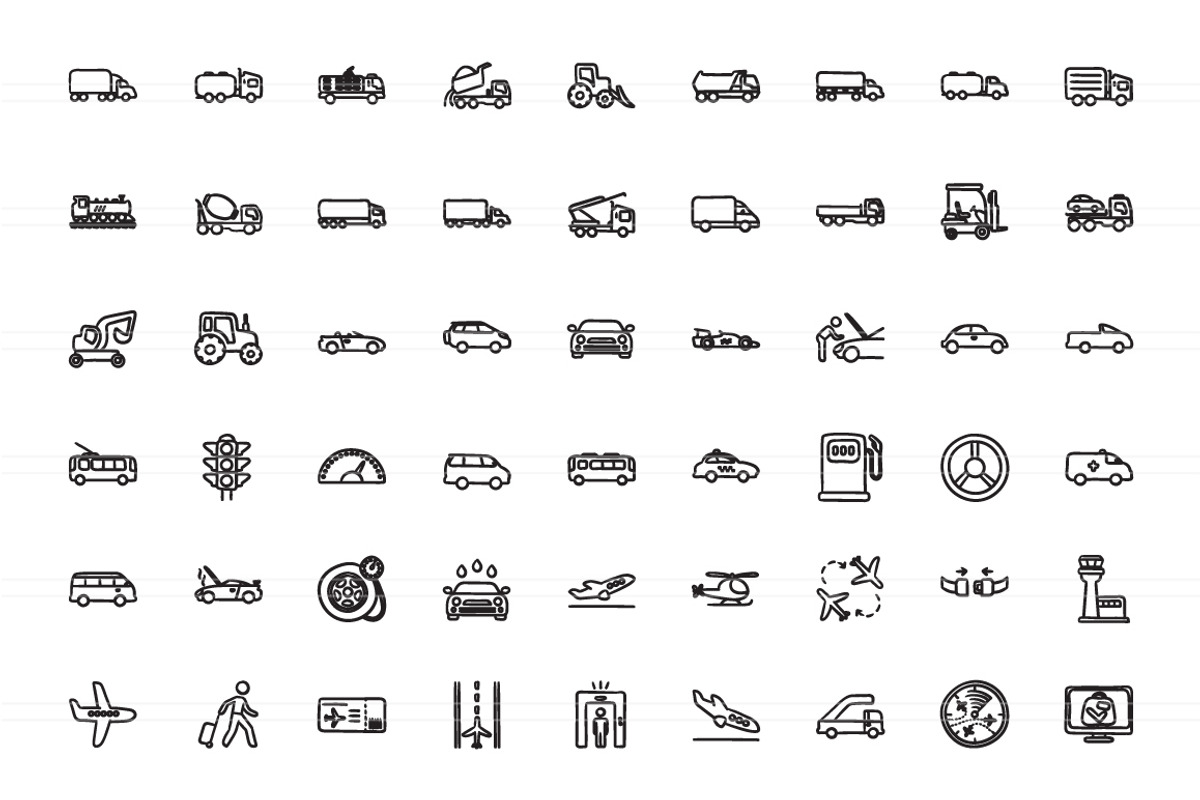 2100 Hand drawn vector icons, an Outline Icon by Visual Generation (Photo 39 of 43)