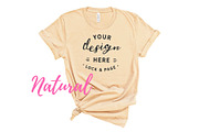 Bella Canvas TShirt Mockups On White, a Shirt Mockup by lock and page (Thumbnail 32 of 92)