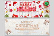 Merry Christmas Facebook Covers, a Social Media Template by Creative  designer (Thumbnail 3 of 8)