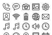 34 Smartphone Essentials Icon Set, an Outline Icon by adenpinkstore (Thumbnail 12 of 15)
