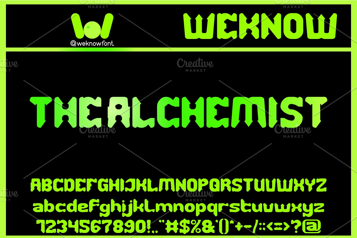The Alchemist font, a Font by weknow (Photo 1 of 8)