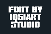 Runeki Bikers - Racing Car Font, a Sans Serif Font by Iqsiart Studio (Thumbnail 2 of 8)